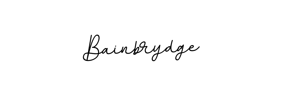 You should practise on your own different ways (BallpointsItalic-DORy9) to write your name (Bainbrydge) in signature. don't let someone else do it for you. Bainbrydge signature style 11 images and pictures png
