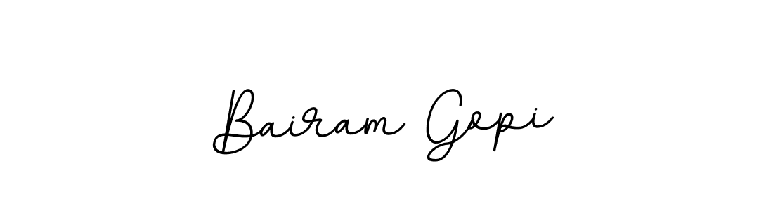 It looks lik you need a new signature style for name Bairam Gopi. Design unique handwritten (BallpointsItalic-DORy9) signature with our free signature maker in just a few clicks. Bairam Gopi signature style 11 images and pictures png