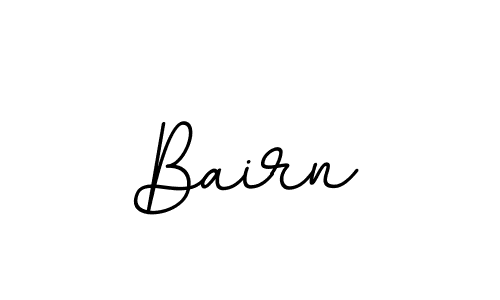 You should practise on your own different ways (BallpointsItalic-DORy9) to write your name (Bairn) in signature. don't let someone else do it for you. Bairn signature style 11 images and pictures png