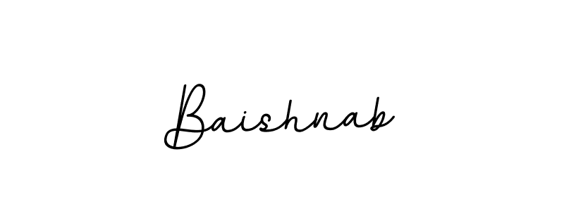 Design your own signature with our free online signature maker. With this signature software, you can create a handwritten (BallpointsItalic-DORy9) signature for name Baishnab. Baishnab signature style 11 images and pictures png