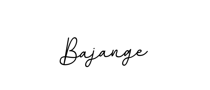 Create a beautiful signature design for name Bajange. With this signature (BallpointsItalic-DORy9) fonts, you can make a handwritten signature for free. Bajange signature style 11 images and pictures png