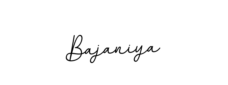 How to Draw Bajaniya signature style? BallpointsItalic-DORy9 is a latest design signature styles for name Bajaniya. Bajaniya signature style 11 images and pictures png