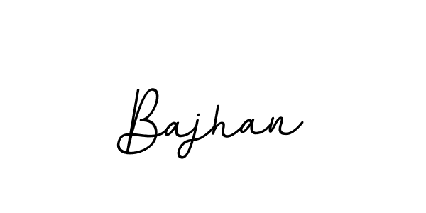 How to make Bajhan name signature. Use BallpointsItalic-DORy9 style for creating short signs online. This is the latest handwritten sign. Bajhan signature style 11 images and pictures png