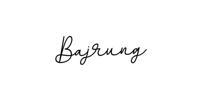 Create a beautiful signature design for name Bajrung. With this signature (BallpointsItalic-DORy9) fonts, you can make a handwritten signature for free. Bajrung signature style 11 images and pictures png