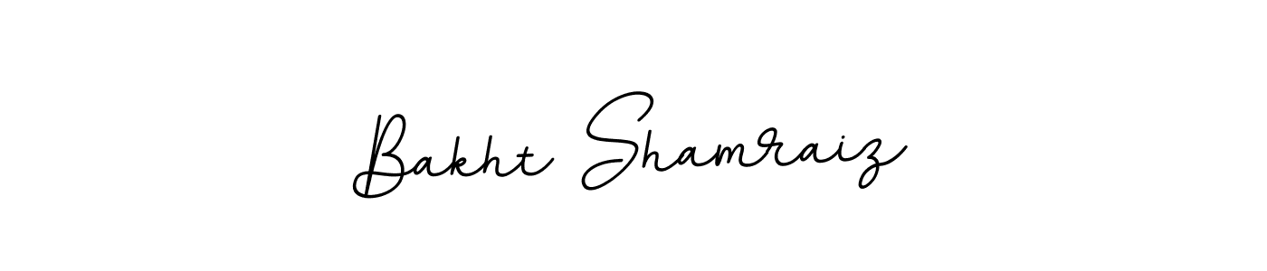 Make a beautiful signature design for name Bakht Shamraiz. Use this online signature maker to create a handwritten signature for free. Bakht Shamraiz signature style 11 images and pictures png