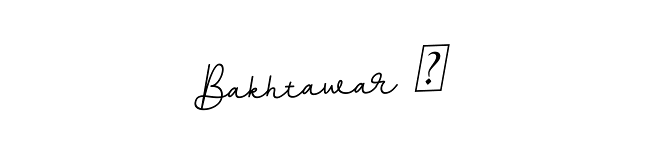 Use a signature maker to create a handwritten signature online. With this signature software, you can design (BallpointsItalic-DORy9) your own signature for name Bakhtawar ♡. Bakhtawar ♡ signature style 11 images and pictures png