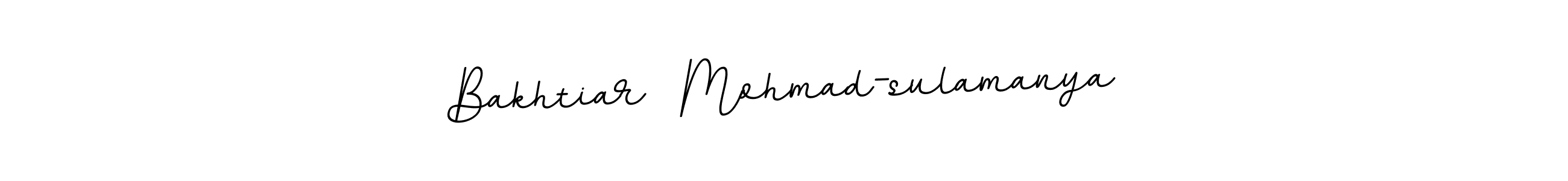 It looks lik you need a new signature style for name Bakhtiar  Mohmad-sulamanya. Design unique handwritten (BallpointsItalic-DORy9) signature with our free signature maker in just a few clicks. Bakhtiar  Mohmad-sulamanya signature style 11 images and pictures png