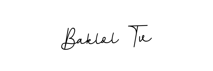 Also You can easily find your signature by using the search form. We will create Baklol Tv name handwritten signature images for you free of cost using BallpointsItalic-DORy9 sign style. Baklol Tv signature style 11 images and pictures png