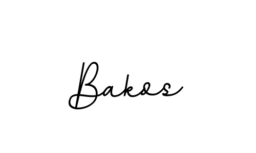 Bakos stylish signature style. Best Handwritten Sign (BallpointsItalic-DORy9) for my name. Handwritten Signature Collection Ideas for my name Bakos. Bakos signature style 11 images and pictures png