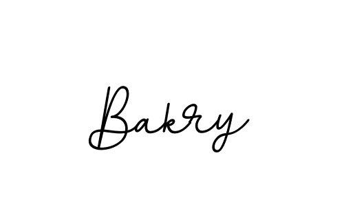 Make a beautiful signature design for name Bakry. With this signature (BallpointsItalic-DORy9) style, you can create a handwritten signature for free. Bakry signature style 11 images and pictures png