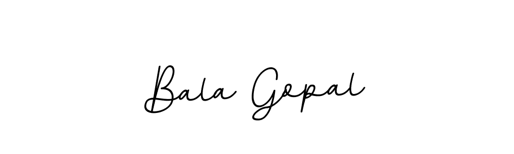 How to make Bala Gopal name signature. Use BallpointsItalic-DORy9 style for creating short signs online. This is the latest handwritten sign. Bala Gopal signature style 11 images and pictures png