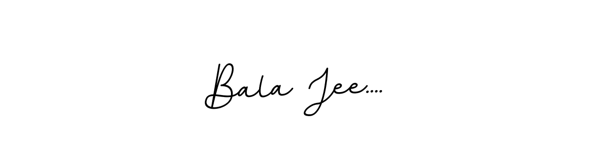 You should practise on your own different ways (BallpointsItalic-DORy9) to write your name (Bala Jee....) in signature. don't let someone else do it for you. Bala Jee.... signature style 11 images and pictures png