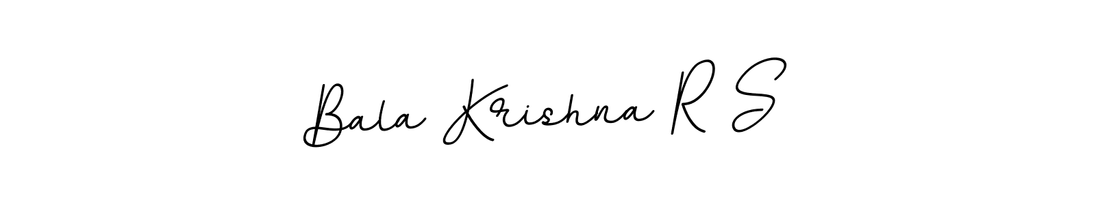 Also You can easily find your signature by using the search form. We will create Bala Krishna R S name handwritten signature images for you free of cost using BallpointsItalic-DORy9 sign style. Bala Krishna R S signature style 11 images and pictures png