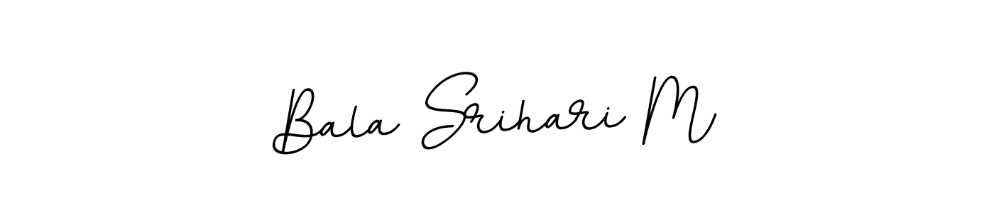 Also we have Bala Srihari M name is the best signature style. Create professional handwritten signature collection using BallpointsItalic-DORy9 autograph style. Bala Srihari M signature style 11 images and pictures png