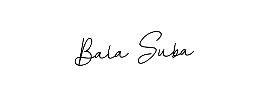 Also we have Bala Suba name is the best signature style. Create professional handwritten signature collection using BallpointsItalic-DORy9 autograph style. Bala Suba signature style 11 images and pictures png