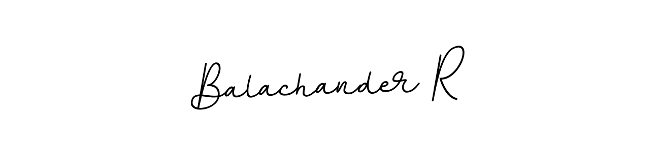 Balachander R stylish signature style. Best Handwritten Sign (BallpointsItalic-DORy9) for my name. Handwritten Signature Collection Ideas for my name Balachander R. Balachander R signature style 11 images and pictures png