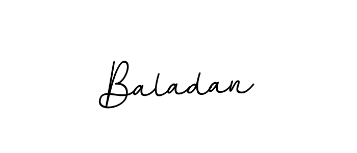 Use a signature maker to create a handwritten signature online. With this signature software, you can design (BallpointsItalic-DORy9) your own signature for name Baladan. Baladan signature style 11 images and pictures png