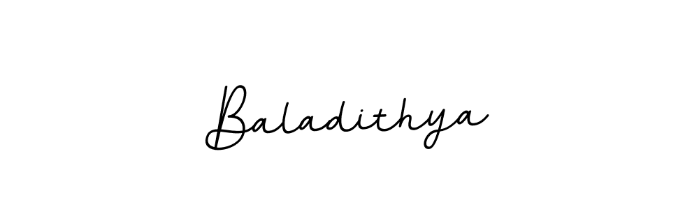 You should practise on your own different ways (BallpointsItalic-DORy9) to write your name (Baladithya) in signature. don't let someone else do it for you. Baladithya signature style 11 images and pictures png