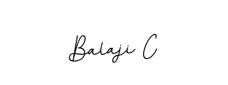 Design your own signature with our free online signature maker. With this signature software, you can create a handwritten (BallpointsItalic-DORy9) signature for name Balaji C. Balaji C signature style 11 images and pictures png