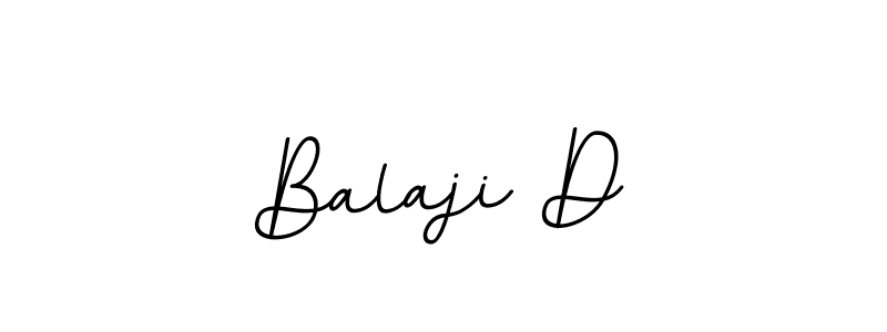 The best way (BallpointsItalic-DORy9) to make a short signature is to pick only two or three words in your name. The name Balaji D include a total of six letters. For converting this name. Balaji D signature style 11 images and pictures png