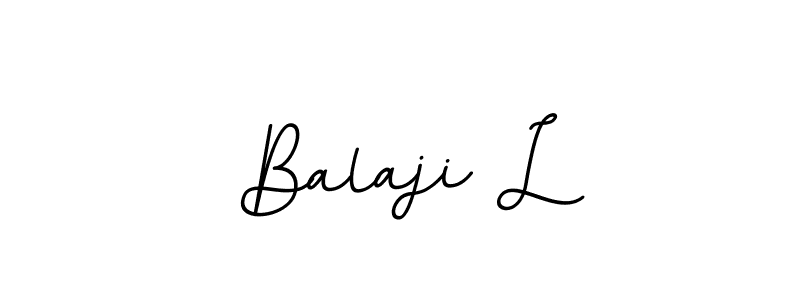 Also we have Balaji L name is the best signature style. Create professional handwritten signature collection using BallpointsItalic-DORy9 autograph style. Balaji L signature style 11 images and pictures png