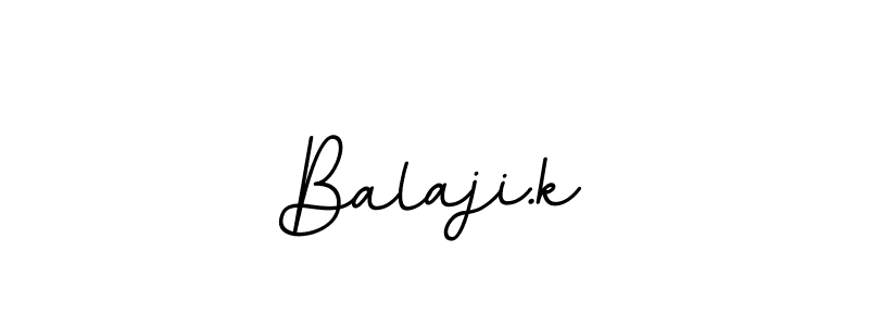 Balaji.k stylish signature style. Best Handwritten Sign (BallpointsItalic-DORy9) for my name. Handwritten Signature Collection Ideas for my name Balaji.k. Balaji.k signature style 11 images and pictures png