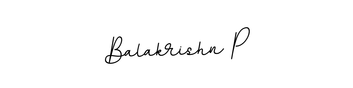 Here are the top 10 professional signature styles for the name Balakrishn P. These are the best autograph styles you can use for your name. Balakrishn P signature style 11 images and pictures png