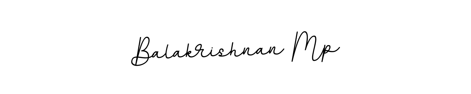 Use a signature maker to create a handwritten signature online. With this signature software, you can design (BallpointsItalic-DORy9) your own signature for name Balakrishnan Mp. Balakrishnan Mp signature style 11 images and pictures png