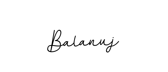 Use a signature maker to create a handwritten signature online. With this signature software, you can design (BallpointsItalic-DORy9) your own signature for name Balanuj. Balanuj signature style 11 images and pictures png