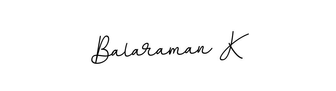 Make a beautiful signature design for name Balaraman K. Use this online signature maker to create a handwritten signature for free. Balaraman K signature style 11 images and pictures png