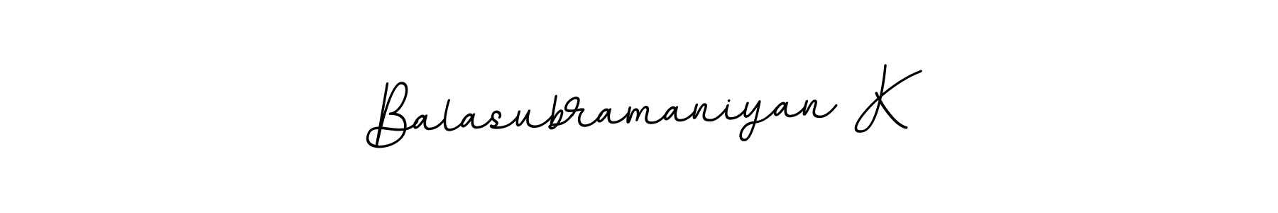 Balasubramaniyan K stylish signature style. Best Handwritten Sign (BallpointsItalic-DORy9) for my name. Handwritten Signature Collection Ideas for my name Balasubramaniyan K. Balasubramaniyan K signature style 11 images and pictures png