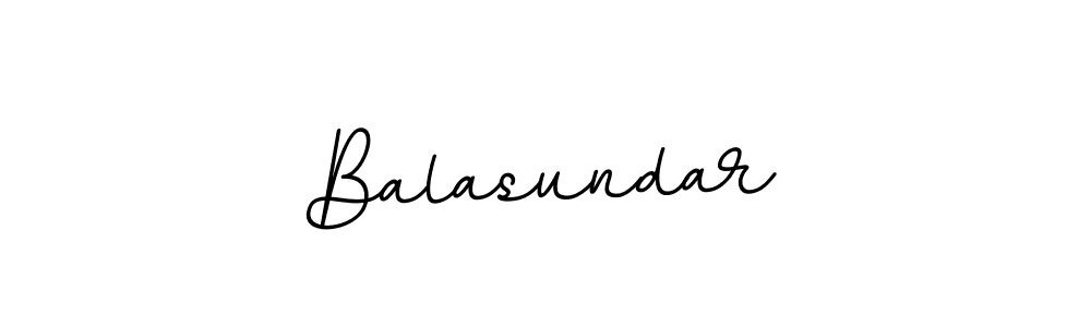 Use a signature maker to create a handwritten signature online. With this signature software, you can design (BallpointsItalic-DORy9) your own signature for name Balasundar. Balasundar signature style 11 images and pictures png