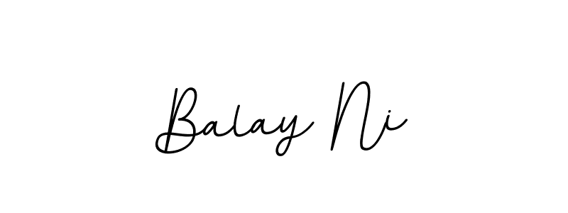 Use a signature maker to create a handwritten signature online. With this signature software, you can design (BallpointsItalic-DORy9) your own signature for name Balay Ni. Balay Ni signature style 11 images and pictures png