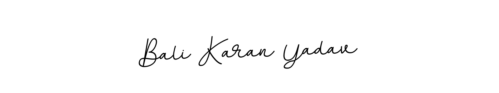 This is the best signature style for the Bali Karan Yadav name. Also you like these signature font (BallpointsItalic-DORy9). Mix name signature. Bali Karan Yadav signature style 11 images and pictures png