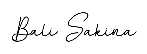 The BallpointsItalic-DORy9 font transforms the name Bali Sakina into an executive sign with sharp precision and distinguished character. Bali Sakina signature style 11 images and pictures png
