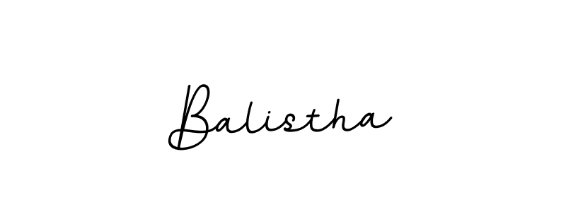 The best way (BallpointsItalic-DORy9) to make a short signature is to pick only two or three words in your name. The name Balistha include a total of six letters. For converting this name. Balistha signature style 11 images and pictures png