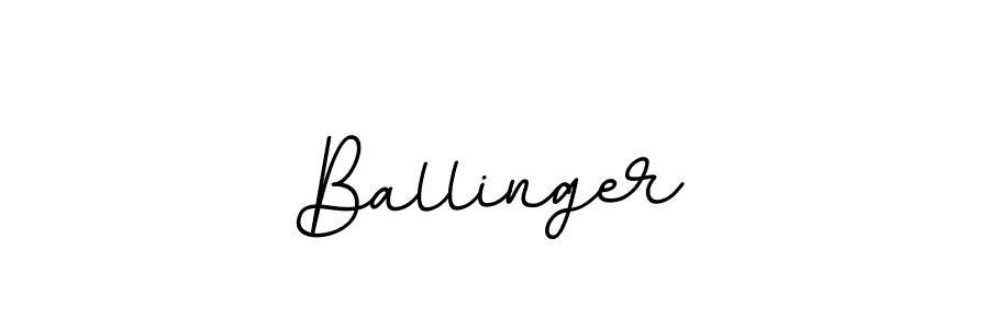 Make a beautiful signature design for name Ballinger. With this signature (BallpointsItalic-DORy9) style, you can create a handwritten signature for free. Ballinger signature style 11 images and pictures png