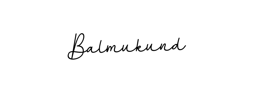 Make a beautiful signature design for name Balmukund. With this signature (BallpointsItalic-DORy9) style, you can create a handwritten signature for free. Balmukund signature style 11 images and pictures png