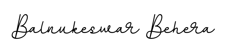 Create an unforgettable impression when signing with Balnukeswar Behera name styled in BallpointsItalic-DORy9 typography. 100% free online generator. Balnukeswar Behera signature style 11 images and pictures png