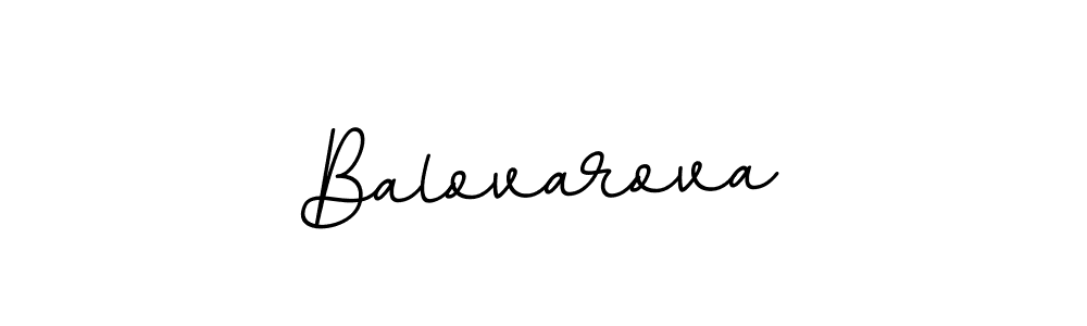 How to make Balovarova signature? BallpointsItalic-DORy9 is a professional autograph style. Create handwritten signature for Balovarova name. Balovarova signature style 11 images and pictures png