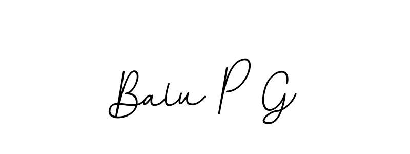 Also we have Balu P G name is the best signature style. Create professional handwritten signature collection using BallpointsItalic-DORy9 autograph style. Balu P G signature style 11 images and pictures png