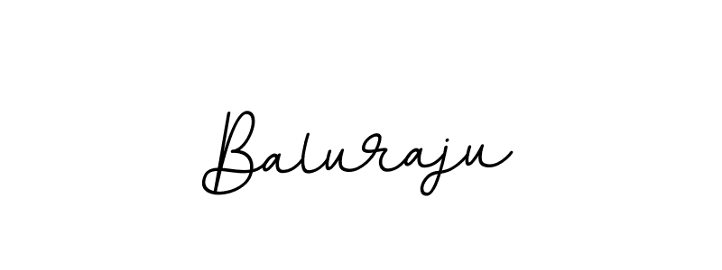 How to make Baluraju name signature. Use BallpointsItalic-DORy9 style for creating short signs online. This is the latest handwritten sign. Baluraju signature style 11 images and pictures png