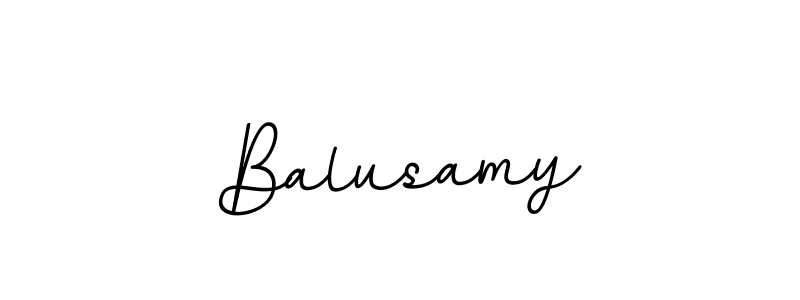 How to make Balusamy name signature. Use BallpointsItalic-DORy9 style for creating short signs online. This is the latest handwritten sign. Balusamy signature style 11 images and pictures png