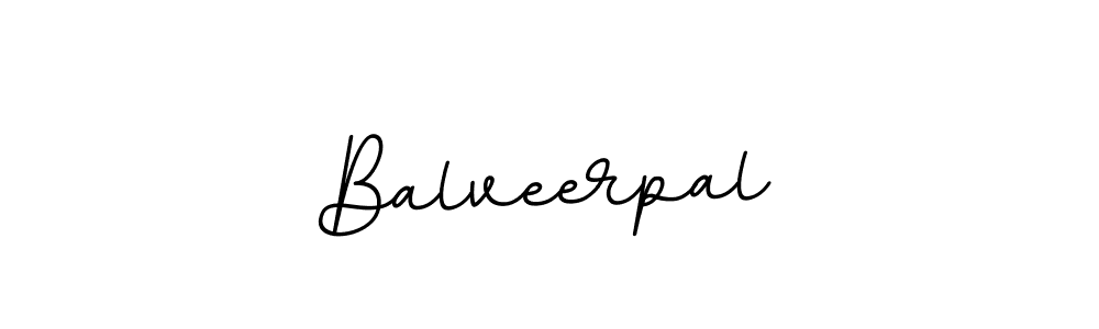 Create a beautiful signature design for name Balveerpal. With this signature (BallpointsItalic-DORy9) fonts, you can make a handwritten signature for free. Balveerpal signature style 11 images and pictures png