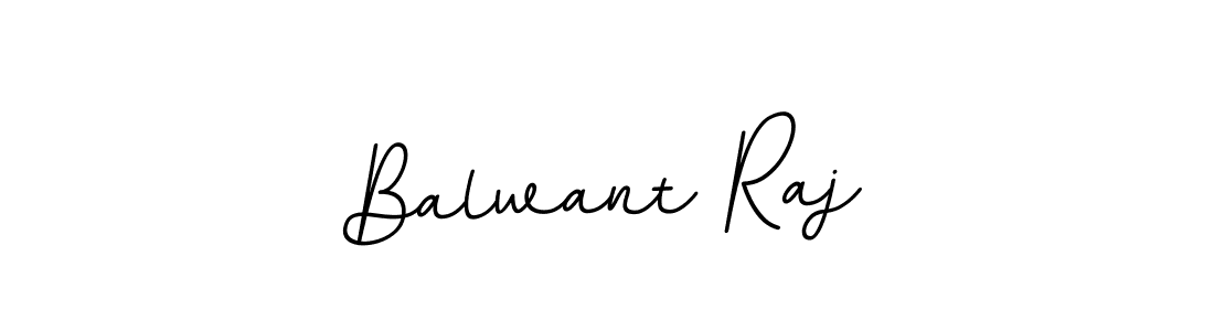 How to make Balwant Raj name signature. Use BallpointsItalic-DORy9 style for creating short signs online. This is the latest handwritten sign. Balwant Raj signature style 11 images and pictures png