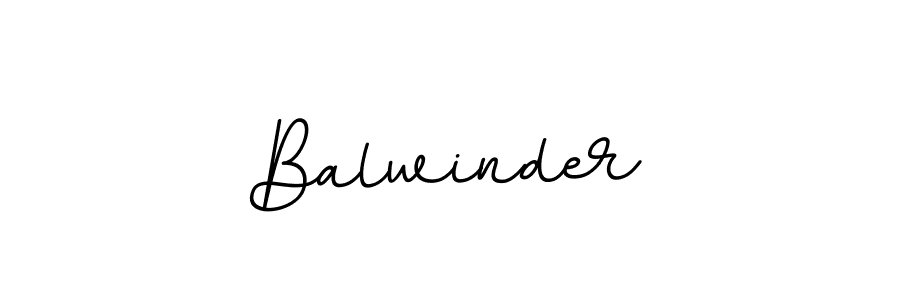 Make a beautiful signature design for name Balwinder. With this signature (BallpointsItalic-DORy9) style, you can create a handwritten signature for free. Balwinder signature style 11 images and pictures png
