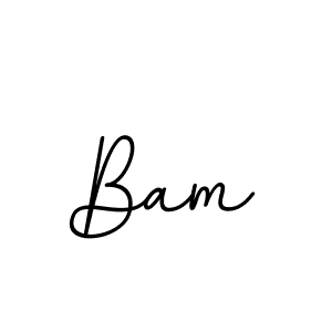 How to make Bam signature? BallpointsItalic-DORy9 is a professional autograph style. Create handwritten signature for Bam name. Bam signature style 11 images and pictures png