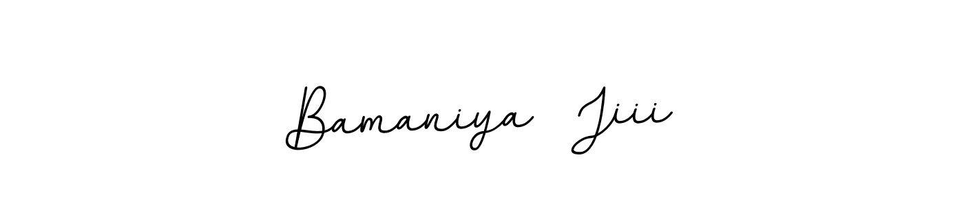 How to Draw Bamaniya  Jiii signature style? BallpointsItalic-DORy9 is a latest design signature styles for name Bamaniya  Jiii. Bamaniya  Jiii signature style 11 images and pictures png