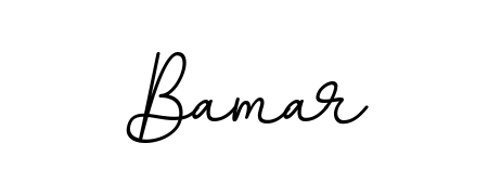 The BallpointsItalic-DORy9 typeface gives name Bamar a refined look. Suitable for certificates, diplomas, and official verification. Bamar signature style 11 images and pictures png