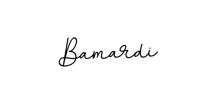 Make a beautiful signature design for name Bamardi. With this signature (BallpointsItalic-DORy9) style, you can create a handwritten signature for free. Bamardi signature style 11 images and pictures png